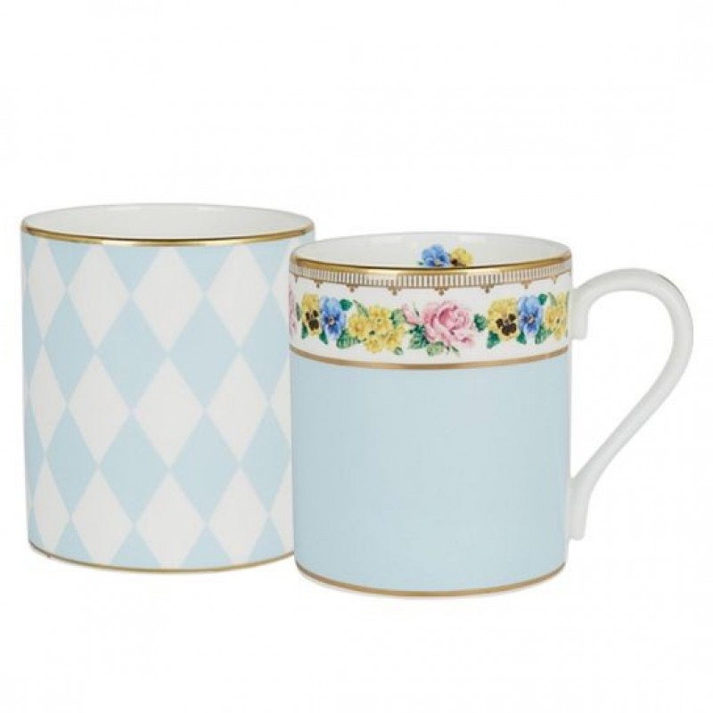 Harrods Halcyon Days Limited Edition Floral Mug Set 