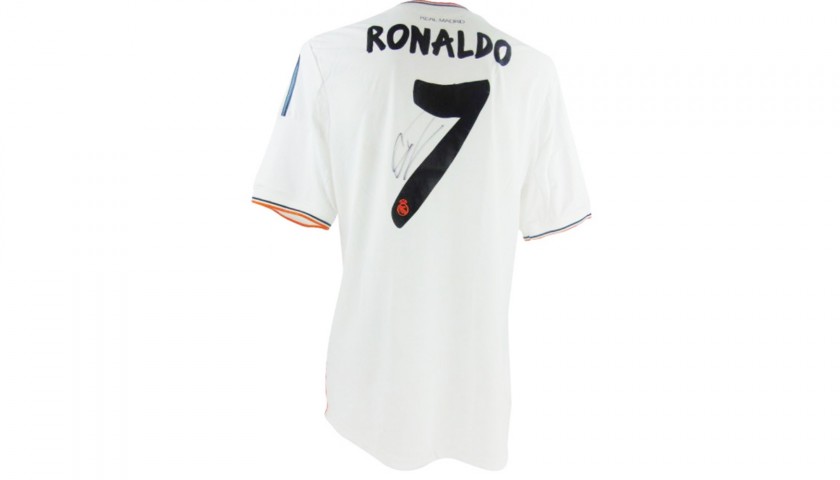 Autografo Cristiano Ronaldo Maglia Real Madrid Firmata 2013-14