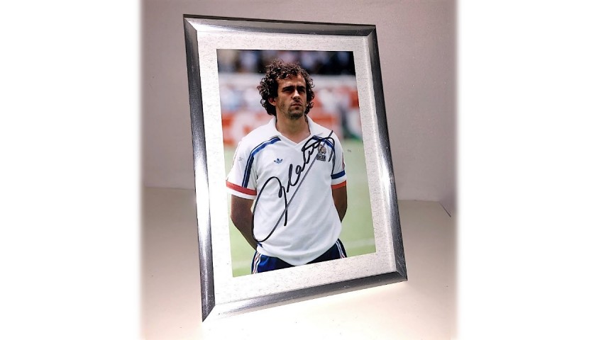 Michel Platini Signed Photograph