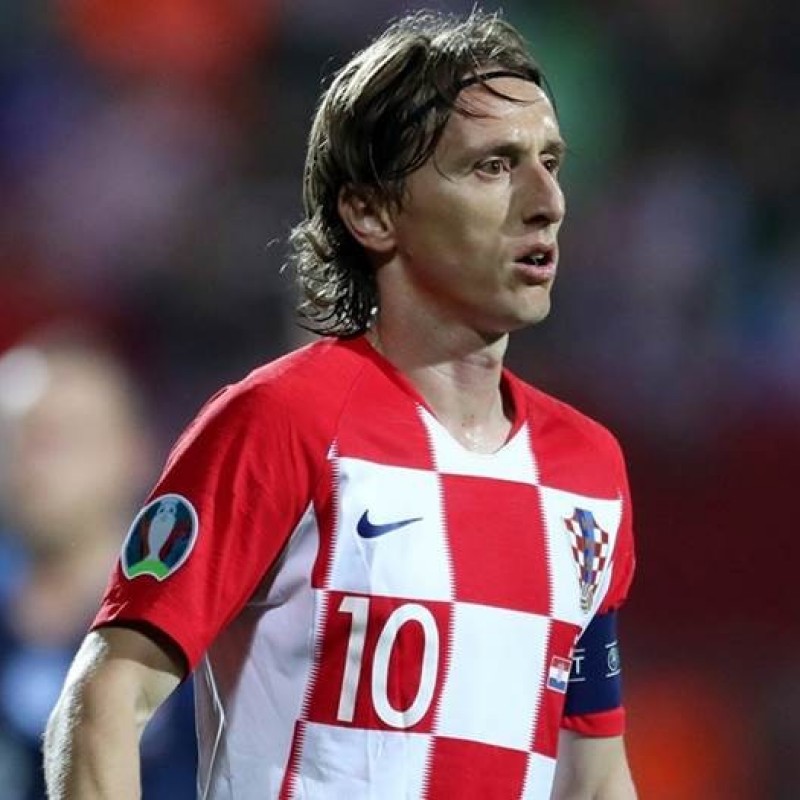 Luka Modric Signed Official Croatia National Team Shirt, 2020