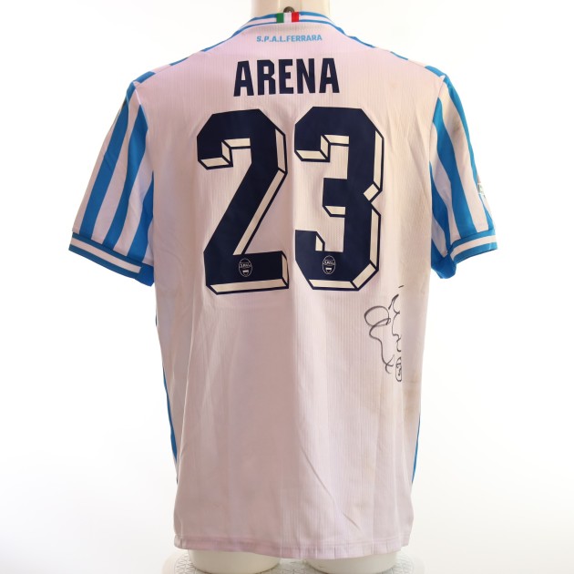 Arena's Signed Unwashed Shirt, SPAL vs Ascoli 2024 