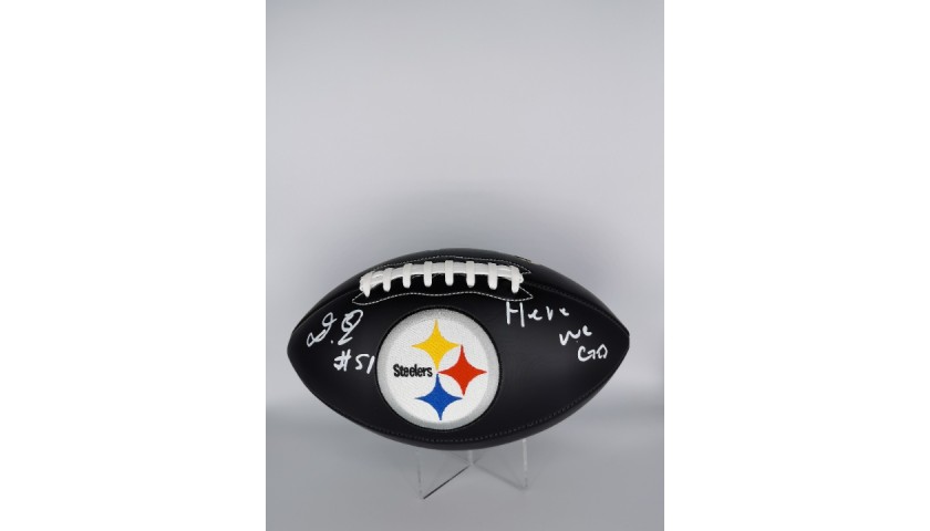 Pittsburgh Steelers NFL Ball Autographed by Buddy Johnson - CharityStars