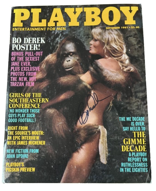 Bo Derek firma la rivista Playboy