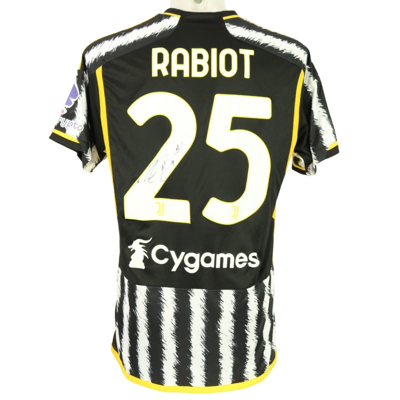 Maglia ufficiale Rabiot Juventus, 2023/24 - Autografata