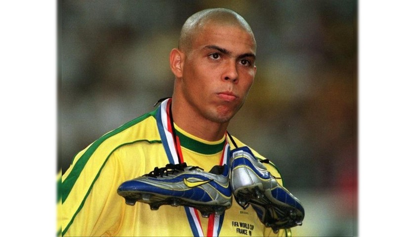 Ronaldo's Official Brazil Signed Shirt, 1998