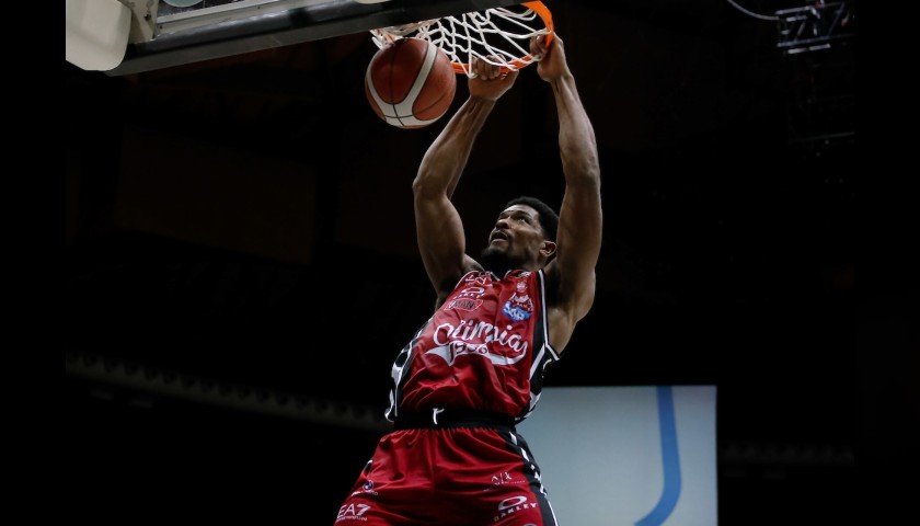 Hines' Olimpia Milano Signed Match Jersey, 2020/21 