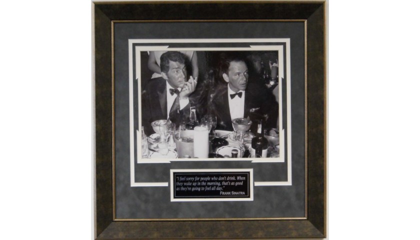 "Drinking Buddies" Vintage Photograph of Frank Sinatra and Dean Martin