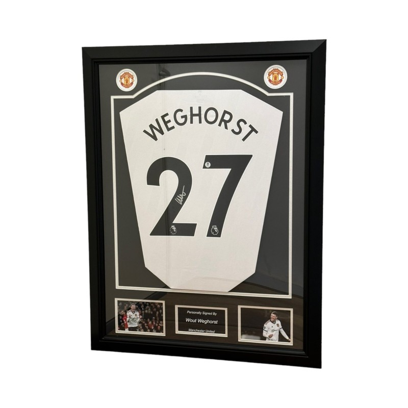 Wout Weghorst's Manchester United 2022/23 Signed And Framed Shirt