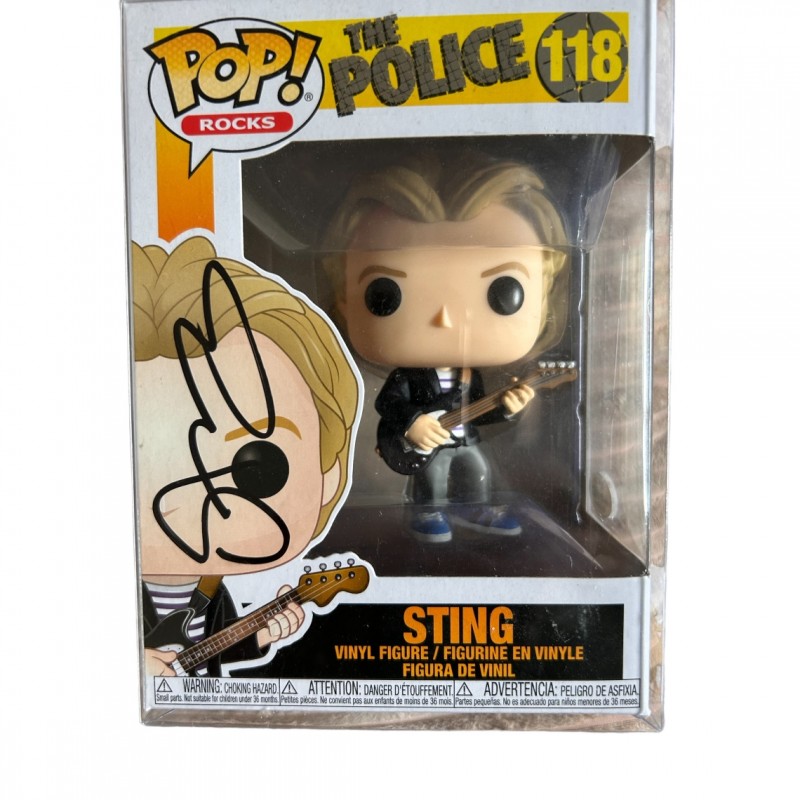 Sting of The Police Signed Funko Pop