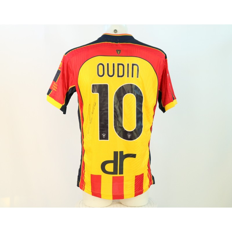 Oudin's Signed Unwashed Shirt, Lecce vs Juventus 2024