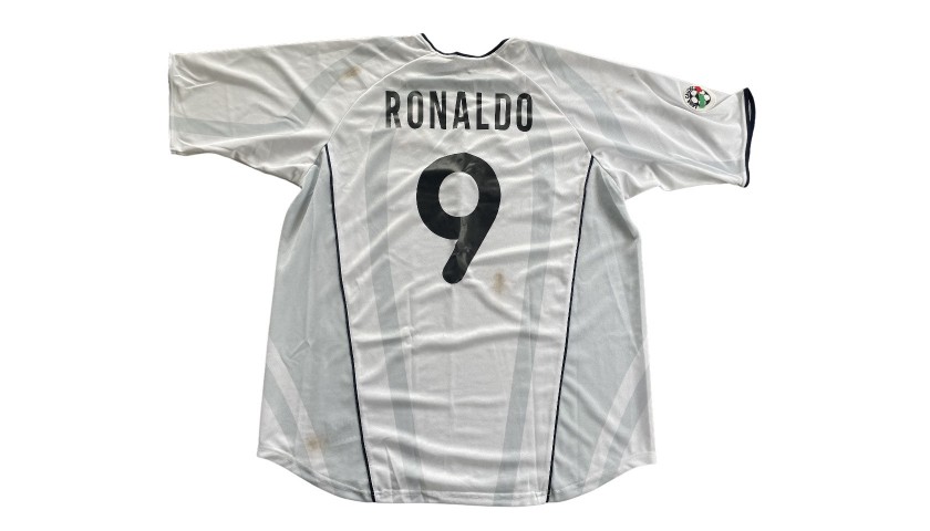 Ronaldo's Inter Worn and Unwashed Shirt, 2001/02 - CharityStars