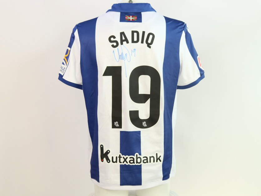 Sadiq's Signed Unwashed Shirt, Real Sociedad vs Osasuna 2024