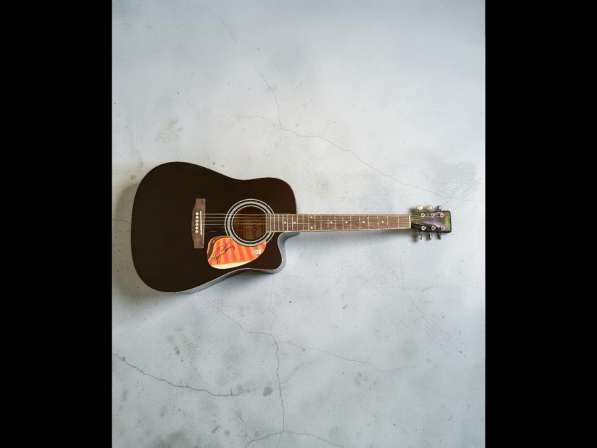 Roger Daltrey of The Who Signed Acoustic Guitar 