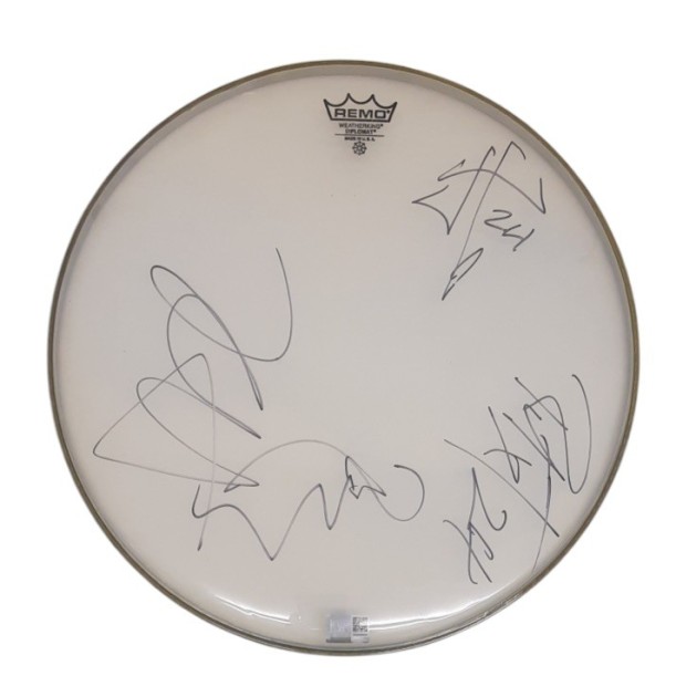 Metallica Signed Drumskin