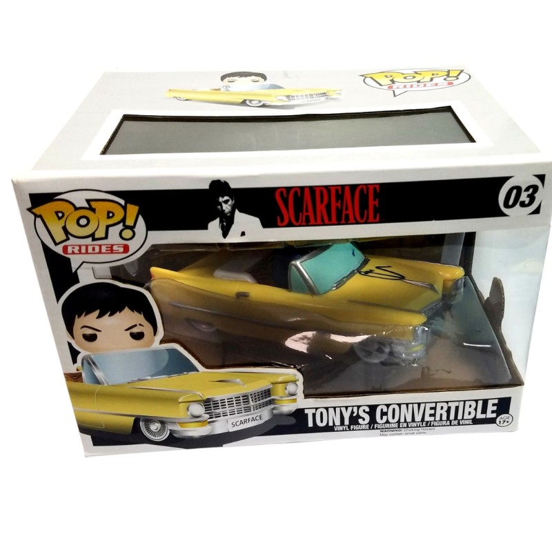 Scarface Al Pacino Funko Tony's Convertible Car - Autografato