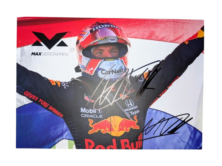 Photograph - Signed by Max Verstappen
