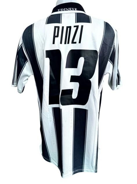 Pinzi's Udinese Match-Worn Shirt, 2001/02