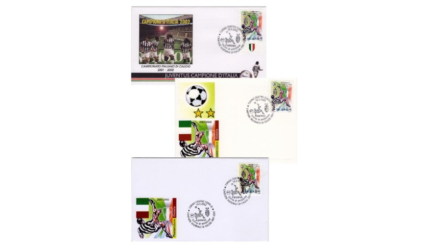 Postage Stamp Memorabilia - Juventus Italian Champion 2001/02