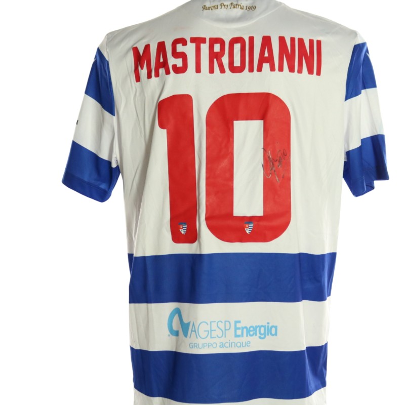 Mastroianni's Signed Unwashed Shirt, Aurora Pro Patria vs Arzignano Valchiampo 2026 - Special Patch Earth Day
