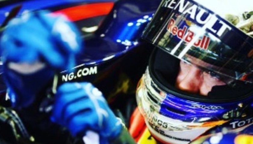 Sebastian Vettel's 2011 Testing Gloves 