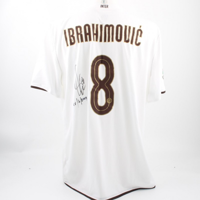 Official Ibrahimovic Inter shirt, Serie A 08/09 - signed