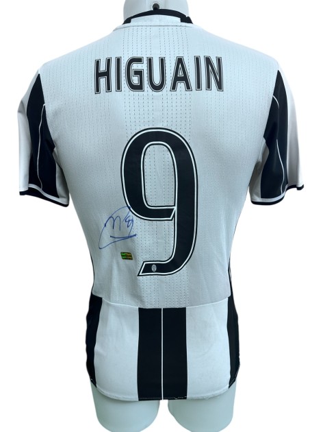 Maglia Ufficiale Higuain Juventus, 2016/17 - Autografata