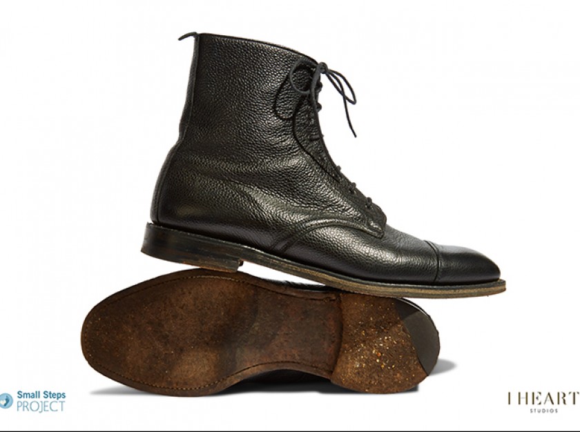 Bill Nighy's Autographed Joseph Cheaney & Sons Military Boots from his Personal Collection