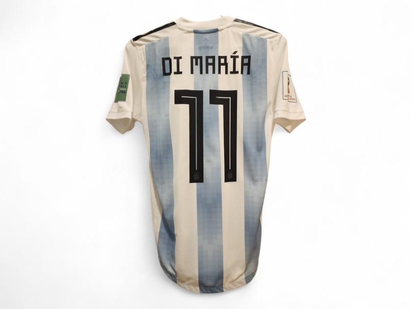 Angel Di Maria's Argentina 2018 Official Home Shirt 