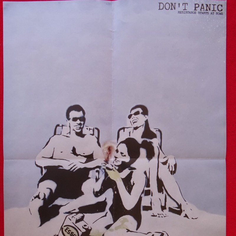 "Don't Panic" Original Banksy Poster