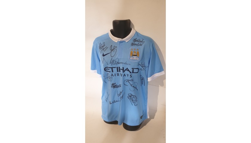 Manchester City Legends Signed Replica Shirt