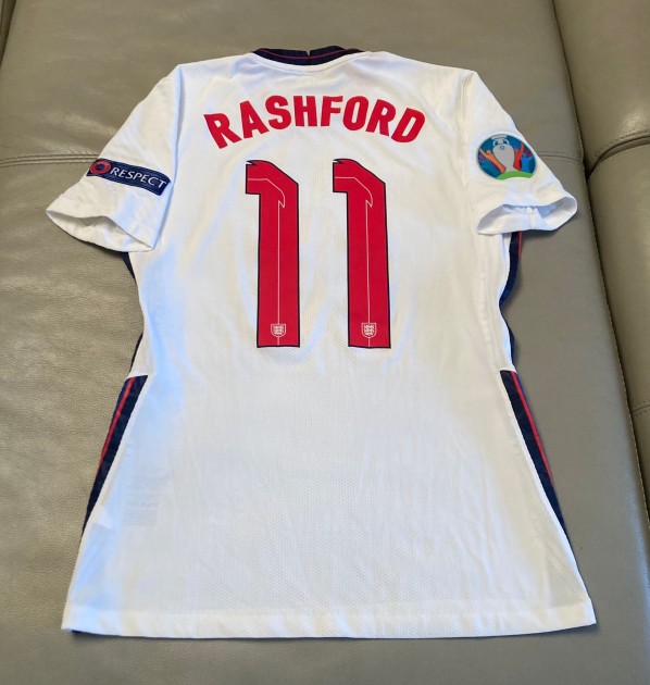 Rashford's Match-Issued Shirt, England vs Ukraine EURO 2020