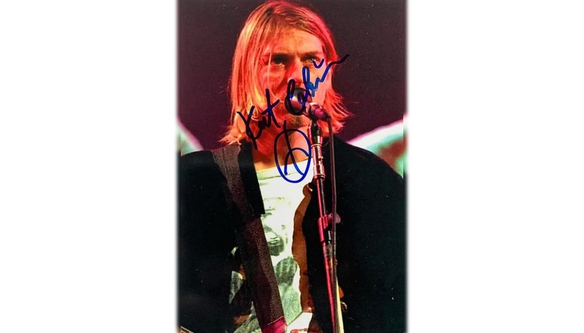 Kurt Cobain Signed Photograph