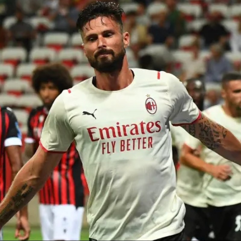 Giroud AC Milan Signed Shirt, 2021/22