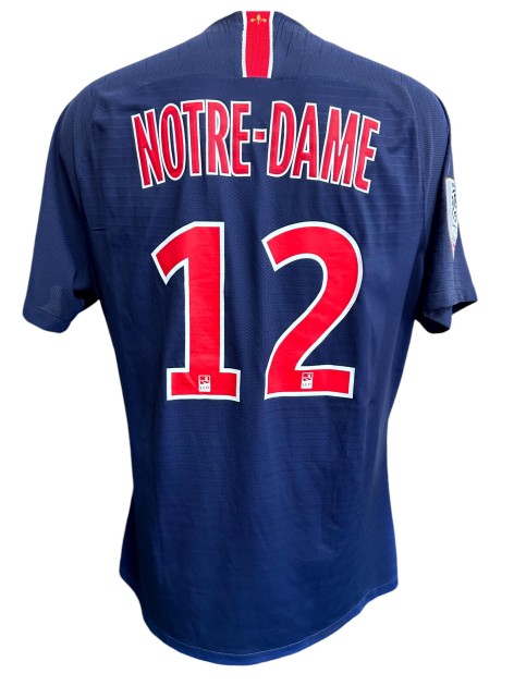 Meunier's Issued Shirt PSG vs Monaco 2019 Notre Dame Edition