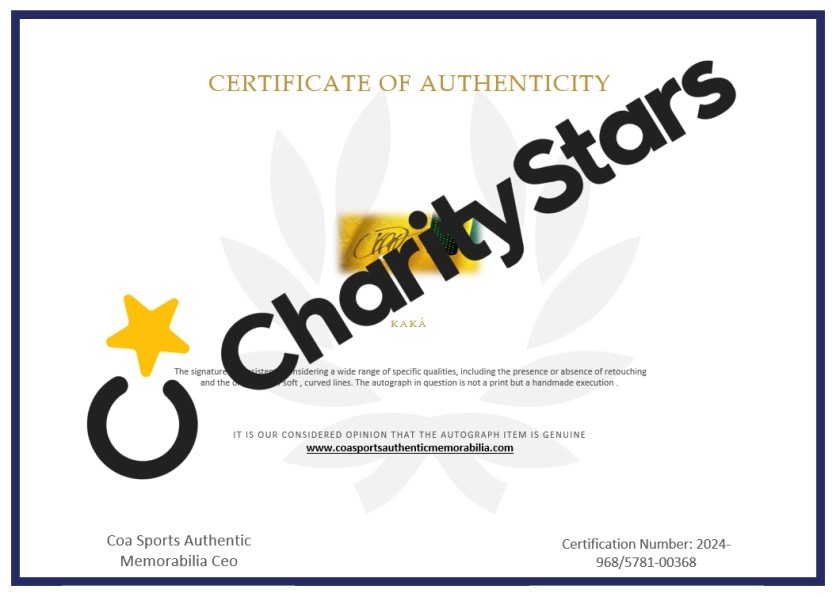 Kakà's Brazil Signed Official Shirt, World Cup 2010 - CharityStars
