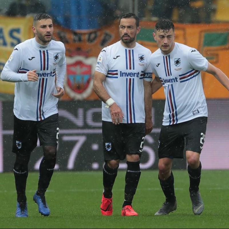 Maglia Linetty indossata Parma-Sampdoria - #Blucrociati