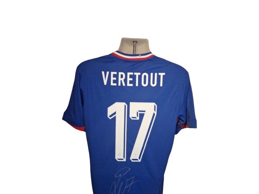 Jordan Veretout France Signed 2024-25 Football Shirt
