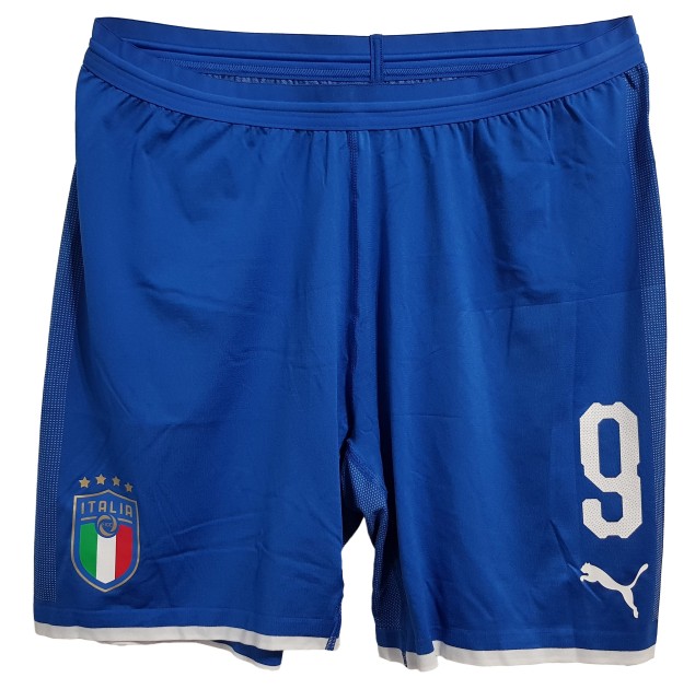 Belotti match shorts, Argentina vs Italy 2018 - CharityStars