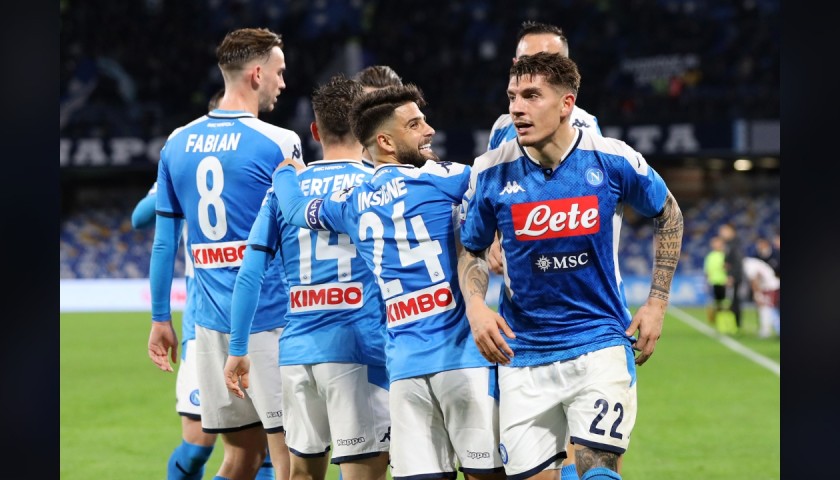 Napoli Official Shirt, 2019/20 - Signed by the Players