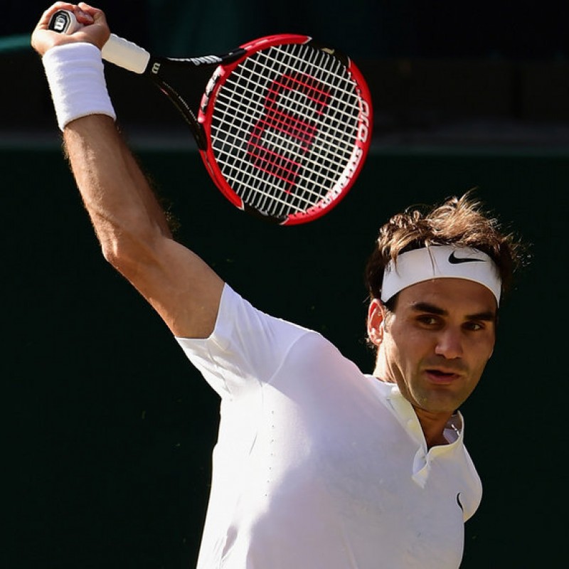 Roger Federer's Signed Wilson Racket 