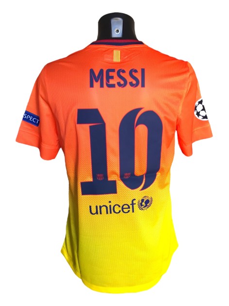 Lionel Messi's FC Barcelona Vs PSG 2013 Match Shirt