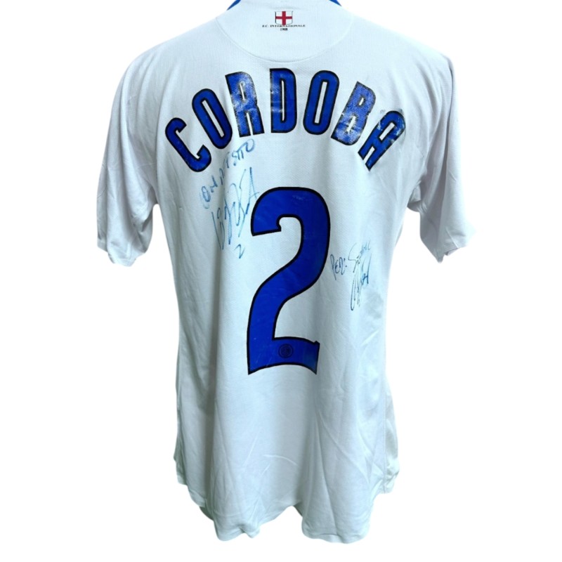 Cordoba's Signed Match-Worn Shirt, Fiorentina vs Inter 2006