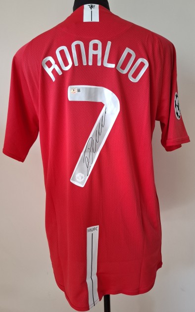 Cristiano Ronaldo's Manchester United 2007/08 Signed Replica Shirt