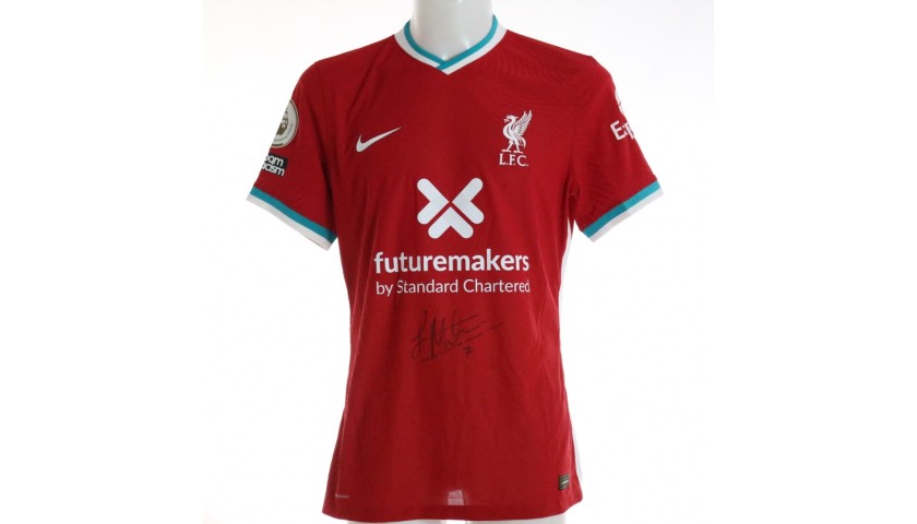 Milner's Liverpool FC Match-Issued and Signed Shirt, Limited Edition 20/21