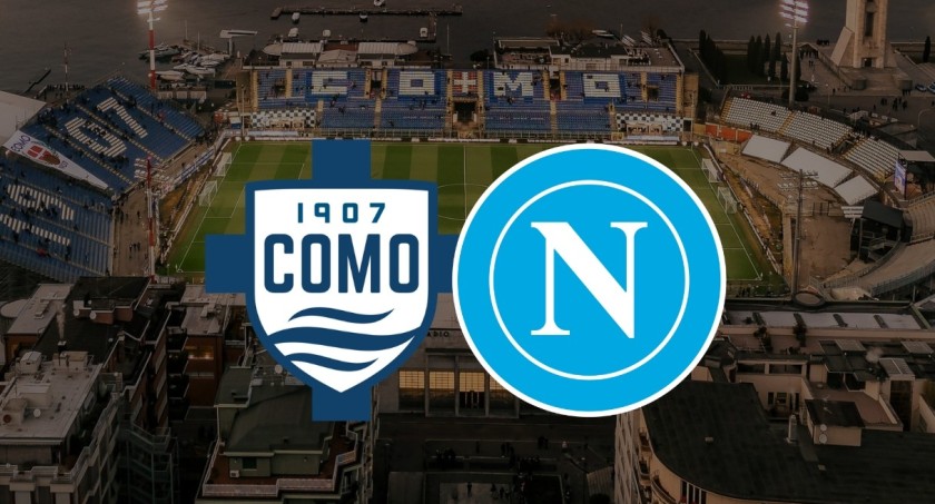 Two SERIE A tickets for Como vs Napoli, May 2026