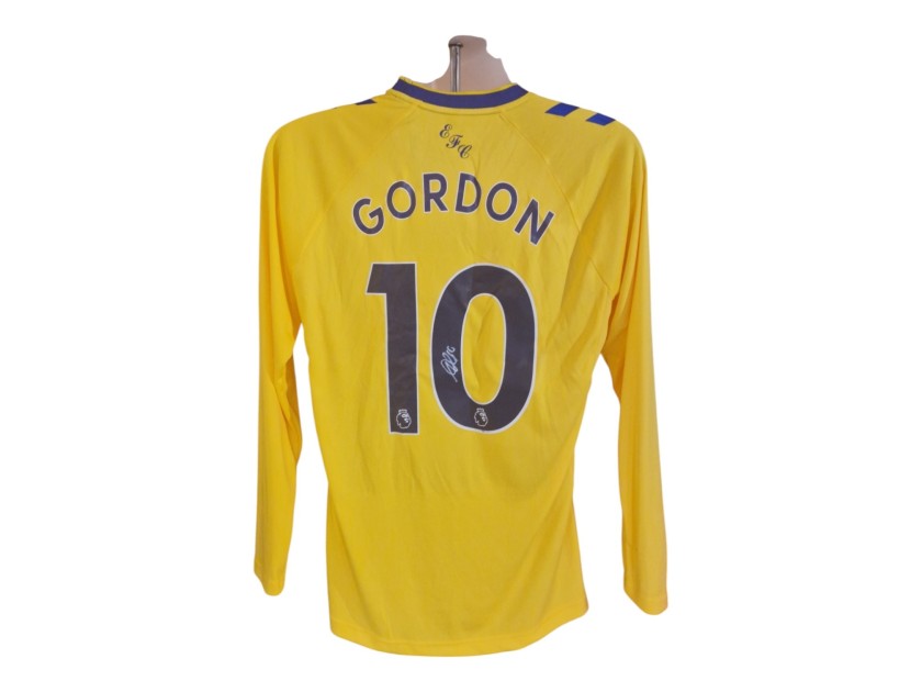 Anthony Gordon's Everton 2022/23 Signed Official Third Shirt