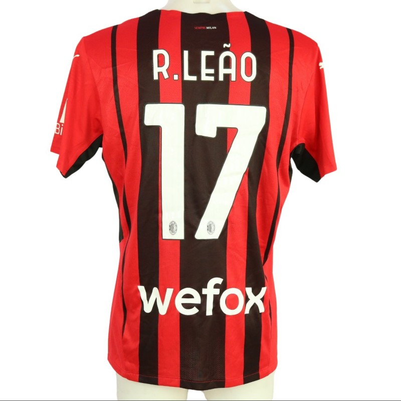 Rafa Leao's AC Milan Issued Shirt, 2021/22