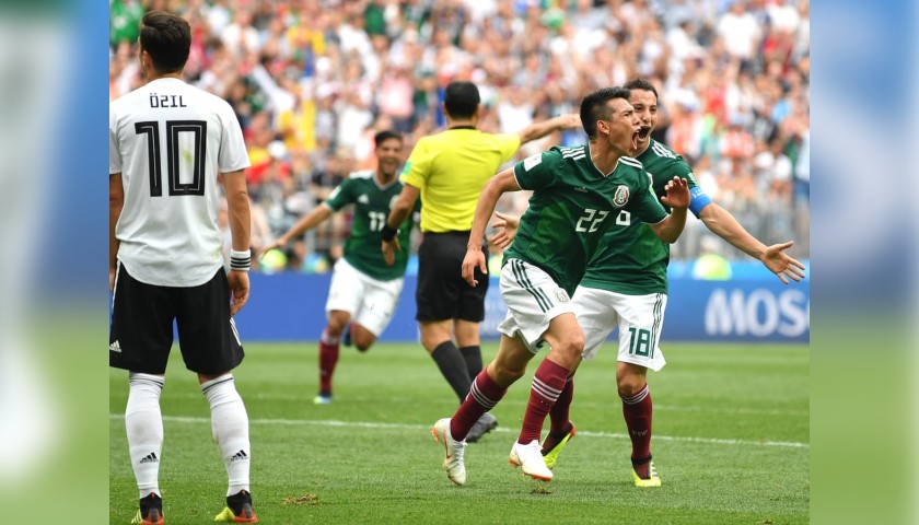 Lozano's Match Shirt, Germany-Mexico 2018