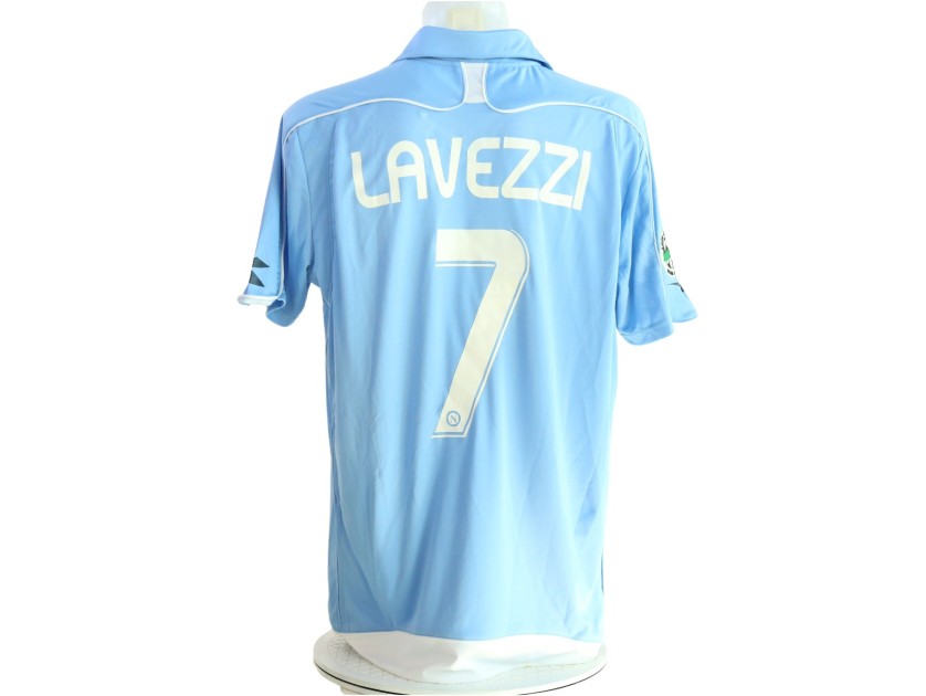 R - Lavezzi's Napoli Match-Issued Shirt, 2008/09