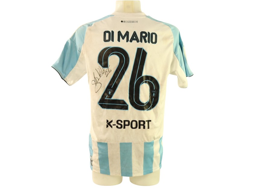 Di Mario's Signed Unwashed Shirt, Virtus Entella vs Sampdoria 2025